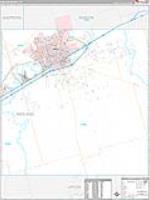 Midland, Tx Carrier Route Wall Map