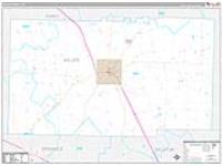 Miller, Ga Carrier Route Wall Map
