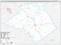 Mills, Tx Carrier Route Wall Map