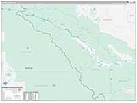 Mineral, Mt Carrier Route Wall Map