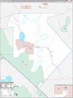 Mineral, Nv Wall Map Zip Code