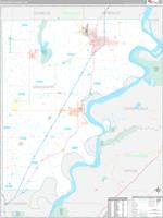 Mississippi, Ar Wall Map Zip Code