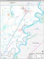 Mississippi, Ar Carrier Route Wall Map