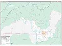 Mitchell, Nc Carrier Route Wall Map