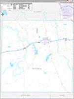Mitchell, Tx Carrier Route Wall Map