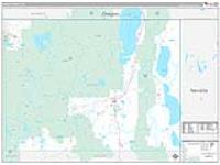 Modoc, Ca Carrier Route Wall Map