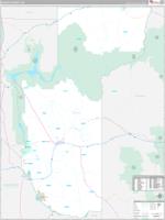 Mohave, Az Carrier Route Wall Map