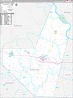 Moniteau, Mo Carrier Route Wall Map