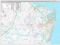 Monmouth, Nj Carrier Route Wall Map