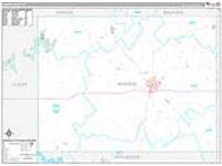 Monroe, Ia Wall Map Zip Code