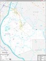 Monroe, Il Carrier Route Wall Map