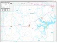 Monroe, Mo Carrier Route Wall Map