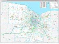 Monroe, Ny Carrier Route Wall Map