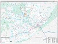 Monroe, Pa Carrier Route Wall Map