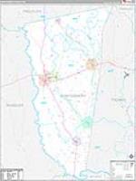 Montgomery, Ga Carrier Route Wall Map