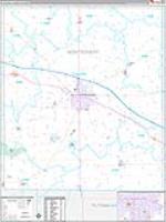 Montgomery, In Carrier Route Wall Map