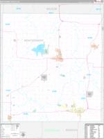 Montgomery, Ks Carrier Route Wall Map