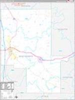 Montgomery, Ms Carrier Route Wall Map