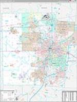 Montgomery, Oh Carrier Route Wall Map