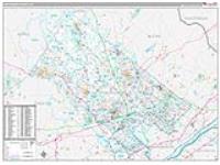 Montgomery, Pa Carrier Route Wall Map