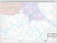 Montgomery, Tn Carrier Route Wall Map
