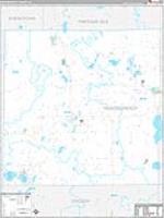 Montmorency, Mi Carrier Route Wall Map