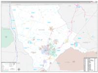 Moore, Nc Carrier Route Wall Map