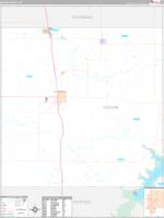 Moore, Tx Carrier Route Wall Map