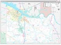 Morgan, Al Carrier Route Wall Map
