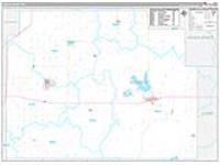 Morris, Ks Carrier Route Wall Map