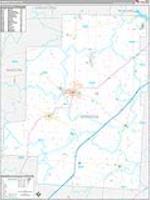 Morrow, Oh Carrier Route Wall Map