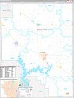 Moultrie, Il Wall Map Zip Code