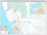 Muskegon, Mi Carrier Route Wall Map