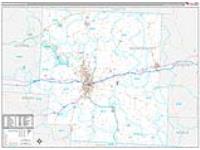 Muskingum, Oh Carrier Route Wall Map