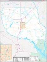 Nacogdoches, Tx Carrier Route Wall Map