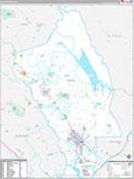 Napa, Ca Carrier Route Wall Map