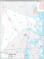 Nassau, Fl Carrier Route Wall Map