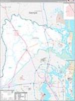 Nassau, Fl Carrier Route Wall Map