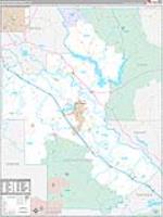 Natchitoches Parish (), La Carrier Route Wall Map