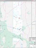 Navajo, Az Carrier Route Wall Map