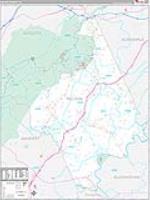 Nelson, Va Carrier Route Wall Map