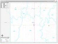 Ness, Ks Carrier Route Wall Map