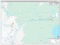 Nevada, Ca Carrier Route Wall Map