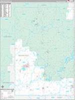Newaygo, Mi Wall Map Zip Code