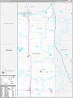 Newton, In Carrier Route Wall Map