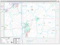 Newton, Mo Carrier Route Wall Map