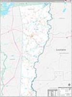 Newton, Tx Carrier Route Wall Map