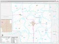 Nodaway, Mo Carrier Route Wall Map