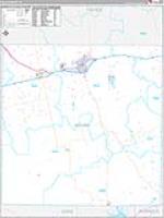 Nolan, Tx Carrier Route Wall Map