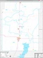 Nowata, Ok Carrier Route Wall Map